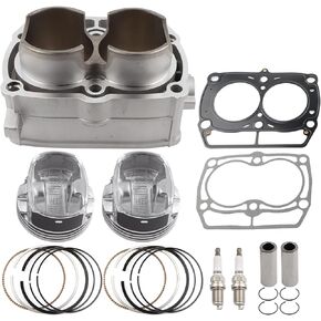 80mm أسطوانة مكبس طوقا طوقا أعلى نهاية إعادة بناء مجموعة متوافقة مع Polaris Sportsman 800 Ranger 800 RZR 4 800 RZR Crew 800 2005-2014 Twin Cylinder in Kuwait