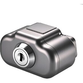 OBD2 Port Lock, Mechanical Key Anti-Theft Port Lock, Vehicle Anti-Theft Device - Key Unlock, Aluminum Alloy, Suitable for Most Cars, SUVs, Trucks (Gun Gray) in Saudi Arabia
