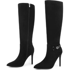 MERUMOTE Boots for Women Knee High Stiletto Boots | High Heel Boots, Tall Boots, Heel Boots, Women Knee High Boots in Kuwait