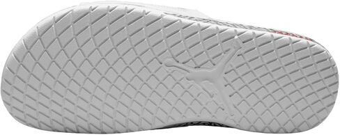 Nike Jordan Hydro III Men's Slides (854556-101, Summit White/Cement Grey/Black/Fire Red) in Saudi Arabia