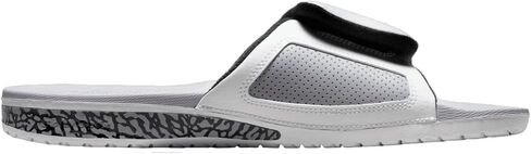 Nike Jordan Hydro III Men's Slides (854556-101, Summit White/Cement Grey/Black/Fire Red) in Saudi Arabia