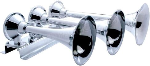 United Pacific 46145 Train Horn ، LH ، 3 Trumpet أفقي ، Chrome in Saudi Arabia