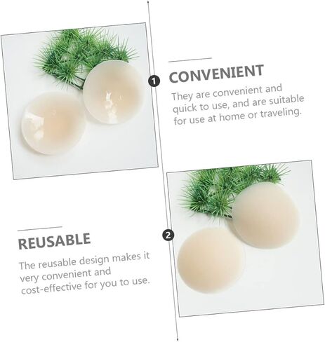 SAFIGLE Ultra Thin Silicone Nipple Covers for Women Breast Pasties Comfortable Invisible Design for Dresses in Saudi Arabia