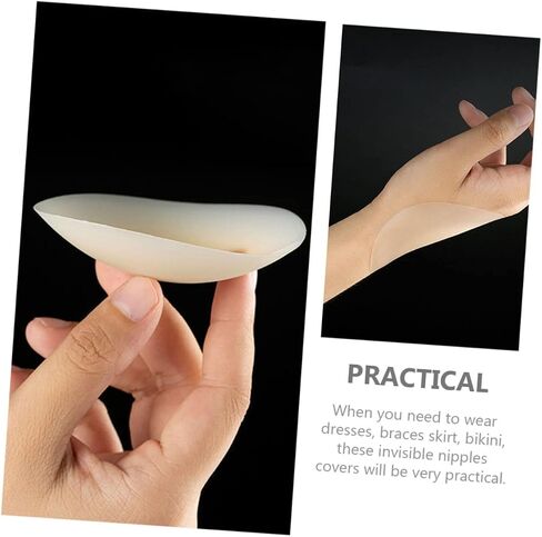 SAFIGLE Ultra Thin Silicone Nipple Covers for Women Breast Pasties Comfortable Invisible Design for Dresses in Saudi Arabia