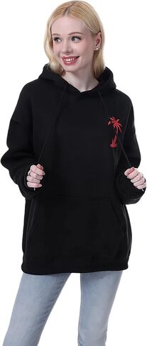 Cute Palm Graphic Hoodies for Women Girls Juniors Aesthetic Sweatshirts Preppy Outfit Oversized Hoodie in Saudi Arabia
