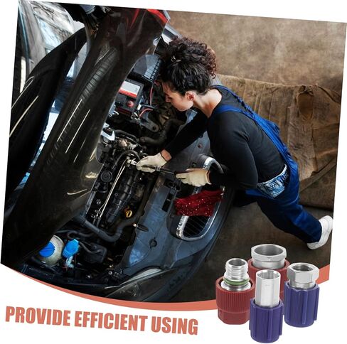 PartyKindom 4pcs Pressure Quick Connect Adapter Kit SAE Thread Retrofit Fittings for Car Air in Saudi Arabia