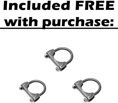 Northeastern Exhaust | Stainless Steel Muffler and Tail Pipe Exhaust System Kit Compatible for Jeep Commander 2006-2010 Jeep Grand Cherokee 2005-2010 3.7L 4.7L | Free Clamps Included in Saudi Arabia