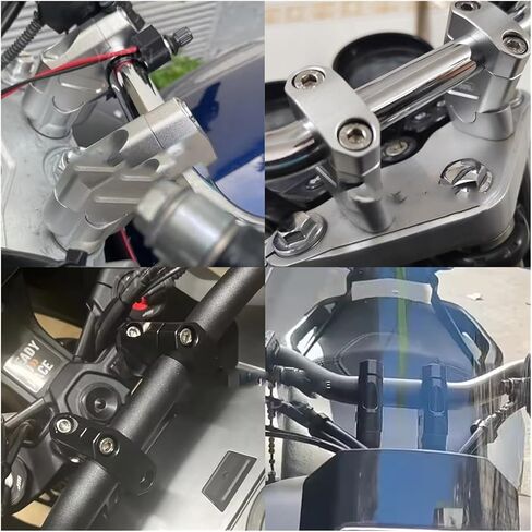 for Ho&nda NT1100 NT 1100 Nt1100 2023 Motorcycle Handlebar Riser Bar Mount Handle Heightening Clamp Pit Motorbike Accessories Moto Risers in Saudi Arabia