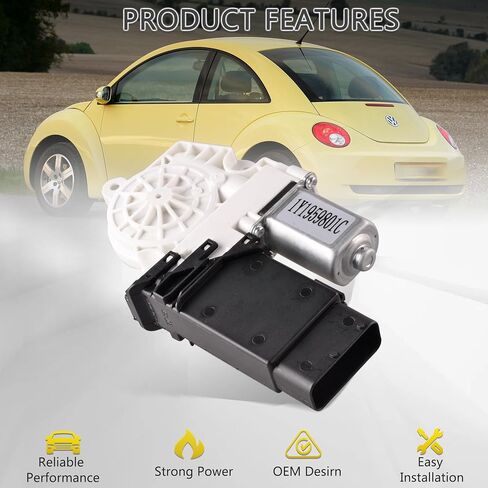 1Y1959801C Left Driver Window Regulator Motor for 2003-2010 Volkswagen Beetle Window Lifting Motor in Saudi Arabia