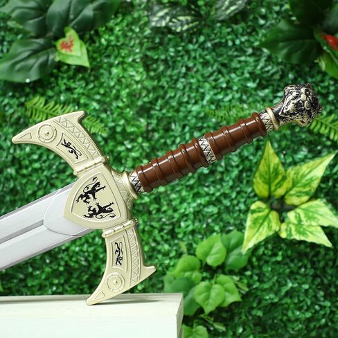 King Arthur Toy Sword,35" Medieval Longsword,Plastics Sword,Medieval Knight Costume Accessories for Renaissance Props in Kuwait