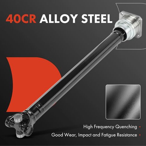 A-Premium [طول 27.60 بوصة] مجموعة عمود محرك عمود الدفع الأمامي [4WD] متوافق مع شيفروليه كولورادو وجي إم سي كانيون 2004-2012 وإيسوزو i-350 2006، i-370 2007-2008، استبدال # 15104642 in Saudi Arabia