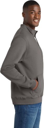 Port & Co Core Fleece Cadet Full-Zip Sweatshirt-PC78FZ in Kuwait