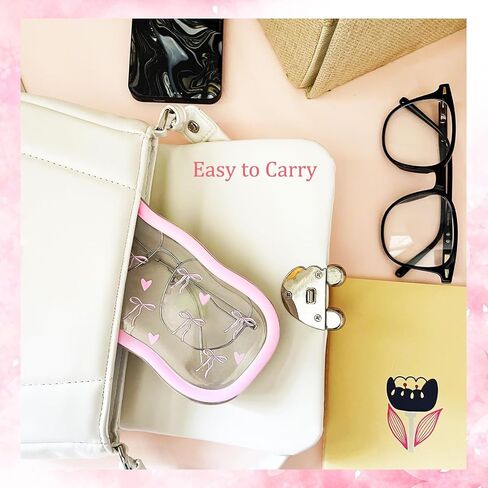 Glasses Case Hard Shell Eyeglass Protective Case Cute Holder Box with Cleaning Cloth in Saudi Arabia