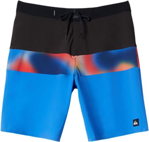 Quiksilver - Mens Surfsilk Panel 20 Boardshort, Color Nebulas Blue, Size: 34 in Saudi Arabia