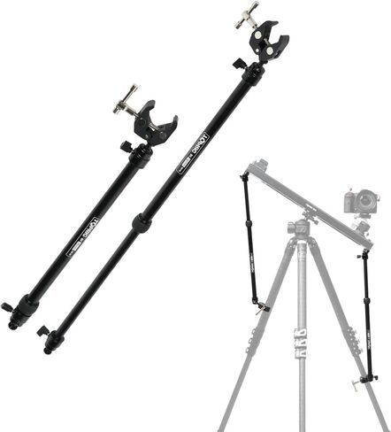 Accsoon Toprig Camera Slider Support Arm Stabilizer, Ajustable Tripod Support Arms for Increasing Stability in Aluminum Alloy, for Toprig S60 Slider - 2 Packs in Kuwait