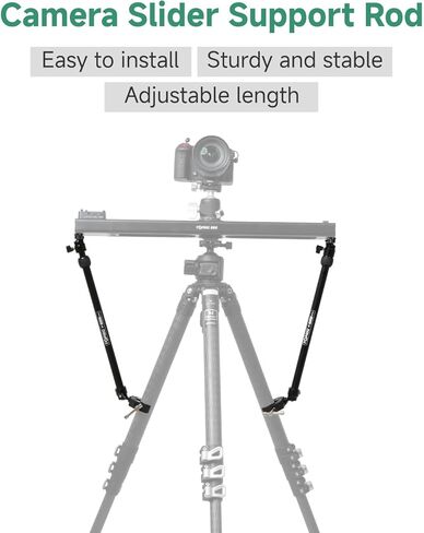 Accsoon Toprig Camera Slider Support Arm Stabilizer, Ajustable Tripod Support Arms for Increasing Stability in Aluminum Alloy, for Toprig S60 Slider - 2 Packs in Kuwait
