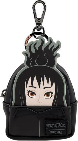 Loungefly Beetlejuice Exclusive Cosplay Mystery Mini Backpack Keychain Charm (ONE RANDOM KEYCHAIN - BLIND BOX) in Saudi Arabia