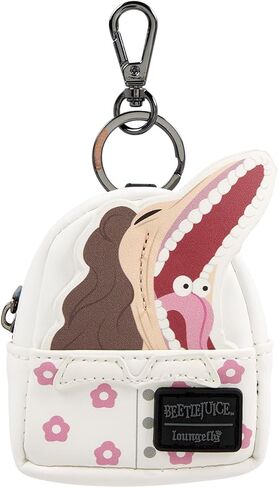 Loungefly Beetlejuice Exclusive Cosplay Mystery Mini Backpack Keychain Charm (ONE RANDOM KEYCHAIN - BLIND BOX) in Saudi Arabia