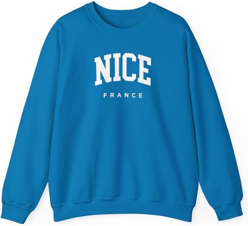 Nice France Adult Unisex Crewneck Sweatshirt in Saudi Arabia