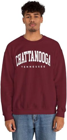 Chattanooga Tennessee Adult Unisex Crewneck Sweatshirt in Saudi Arabia