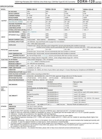 DDRH-120-12 DDRH-120-24 DDRH-120-32 DDRH-120-48 Switching Power Supply(DDRH-120-24) in Kuwait