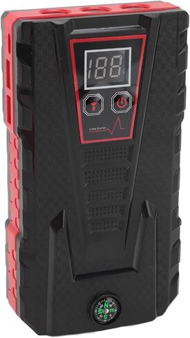 1000A Lithium Starter Pack, Upgraded QDSP Car Battery Pack for 6L Gasoline, 5.5L Engines with 3 Mode LED Flashlight & 18W Fast Charging USB Port (Red) in Saudi Arabia