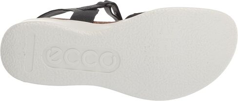 ECCO Women's Flowt Wedge Cork Sandal, Black/Black, 7-7. 5 in Saudi Arabia