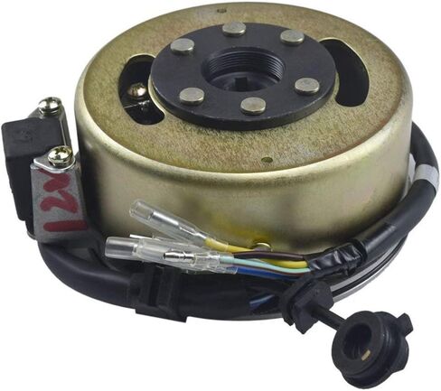 2 Coil Stator Magneto Flywheel with Wiring Harness CDI for Lifan 70cc 90cc 110cc 125cc 140cc YX Dirt Pit Bike SSR Taotao Apollo XR50 CRF50 CRF70 XR70 Coolster Roketa in Saudi Arabia