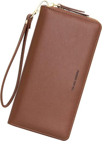 GEEAD Wristlet Wallets for Women PU Leather RFID Blocking Zip Around Wallet in Saudi Arabia