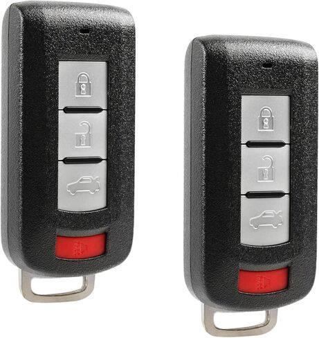 يناسب 2008-2016 Mitsubishi Outlander & Lancer Smart Key FOB الإدخال غير المفتاح (OUC644M-Key-N) 2-pack in Saudi Arabia