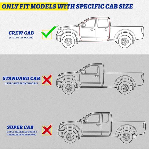 6.5" Running Boards for Ford F150 2015-2024 Super Cab, Side Steps for Truck, Black Aluminum Alloy Nerf Bars, Pair Running Boards for 2017-2024 Ford F250 F350 F450 F550 in Saudi Arabia
