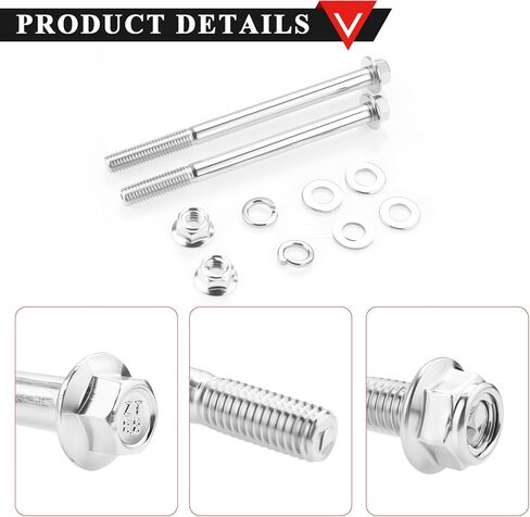 PRO BAT Engine Mount Frame Bolts 105mm 115mm M8 Set Pair Pit Dirt Quad Bike Top Bottom in Saudi Arabia