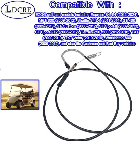 Throttle Accelerator Cable 608608 ، Fit for Ezgo txt St MPT Express Terrain Workhorse Golf Cart for Cushman for Bad Boy استبدال 608608 604899 in Saudi Arabia