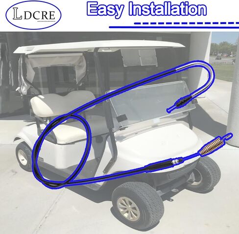 Throttle Accelerator Cable 608608 ، Fit for Ezgo txt St MPT Express Terrain Workhorse Golf Cart for Cushman for Bad Boy استبدال 608608 604899 in Saudi Arabia