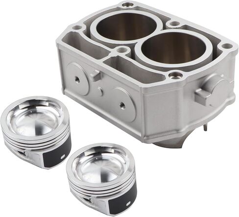 80mm أسطوانة مكبس طوقا طوقا أعلى نهاية إعادة بناء مجموعة متوافقة مع Polaris Sportsman 800 Ranger 800 RZR 4 800 RZR Crew 800 2005-2014 Twin Cylinder in Kuwait