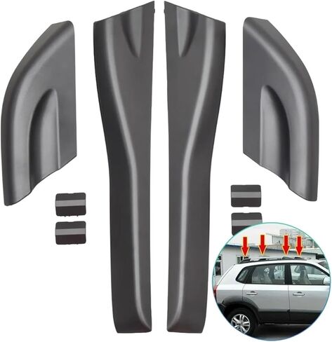 AU34-4PCS RAILS RALS RACK RACK COVER SHEW متوافقة مع HYUNDAI TUCSON 2004-2008 in Kuwait