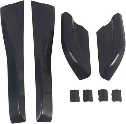 AB12-8PCS CARS CARS ROOD RACK BOX BOX RAIN CORPHENTE BLACK CAP CAP CAR CAR CARPATORY متوافقة مع HYUNDAI TUCSON 2004-2008 in Kuwait