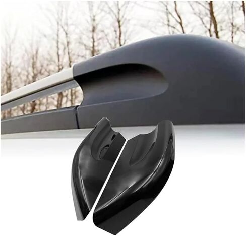 AB12-8PCS CARS CARS ROOD RACK BOX BOX RAIN CORPHENTE BLACK CAP CAP CAR CAR CARPATORY متوافقة مع HYUNDAI TUCSON 2004-2008 in Kuwait