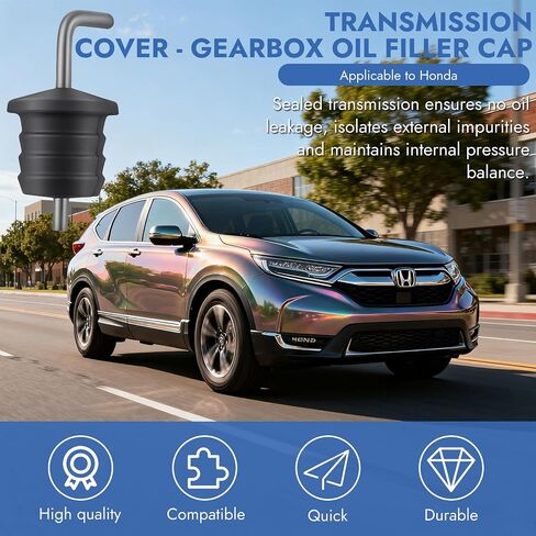 2PCS Transmission Cap Plug 25615-5T0-004 و 25615-RCL-003-متوافق مع Honda Accord ، CR-V ، Civic ، FIT ، HR-V (2003-2021) و Acura MDX ، RLX ، TSX (2004-2020) in Kuwait