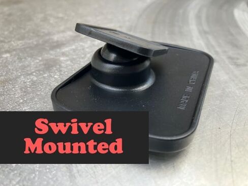 Rearview Convext Blindspot Mirror, 2' x 3" Glass Mirror, Universal Swivel Mount Attachment for Car (2pc Sm) in Saudi Arabia