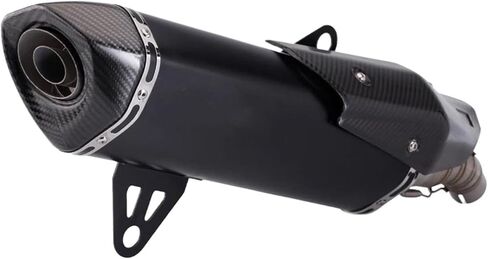 Slip-On Motorcycle Exhaust Pipe Mid Link Tube Carbon Mufflers Removable DB Killer for BMW C400 C400X C400GT 2018 2019-2022 2023 in Saudi Arabia