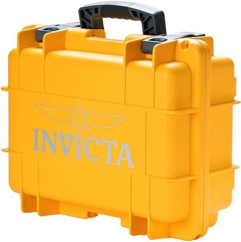 Invicta Watch Box DC8YEL ، أصفر ، 10 عدد (حزمة 826) ، حزام in Saudi Arabia