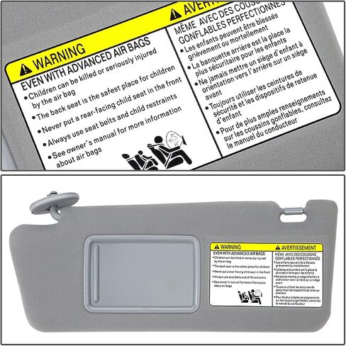 DNA Motoring DNA DRIVE SIDE SUN SUN VISOR متوافق مع 05-11 Tacoma ، 7432004181B1 ، 9322915020 ، 7432035C10B0 ، ZTL-Y-0240 in Saudi Arabia