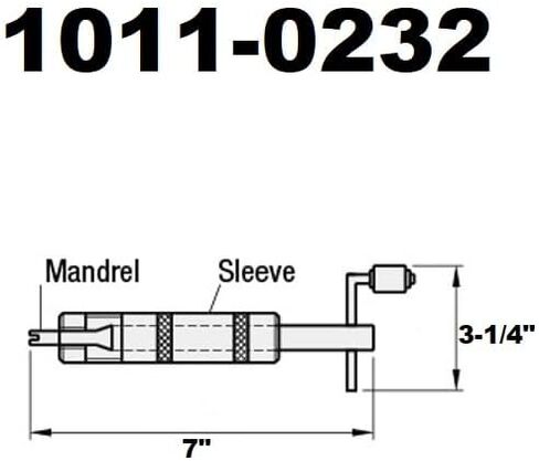 HHIP 1011-0216 Threading Wire Insert Installation Tool, 5/16-18 Insert Thread in Saudi Arabia