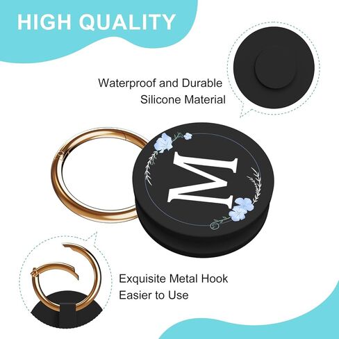 Magnetic Hat Clip for Travel on Bag Strong Magnetism Hat Hold Beautiful Flower Pattern Perfect for Backpacks, Handbags, Luggage (M) in Saudi Arabia