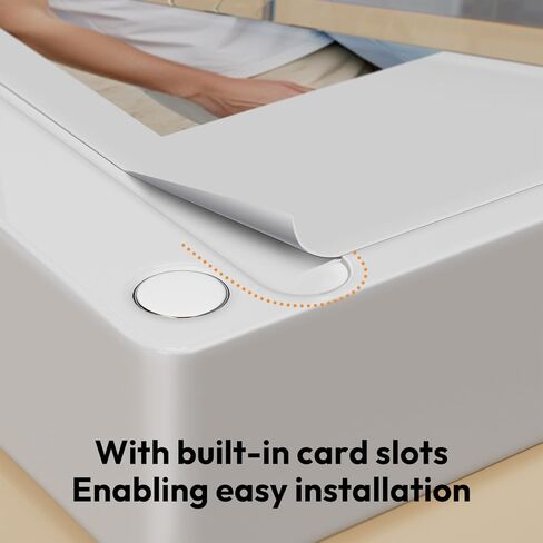 NIUBEE Polaroid Frame, Collage Picture Frames with 6 Mini Frames, Acrylic Frames for 2 * 3 inch Polaroid Film/Fuji film/Instax Mini Film or Print Photo, Combination or Individual Use in Kuwait