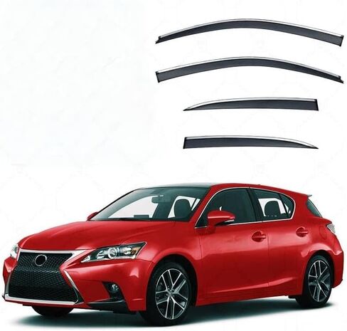 Car Wind deflectors Car Wind Deflectors for Lexus CT200H MK1-ZWA10 2011-2021, Deflector Shield Side Window Sun Rain Guards Visor Stick-on Fitment in Saudi Arabia