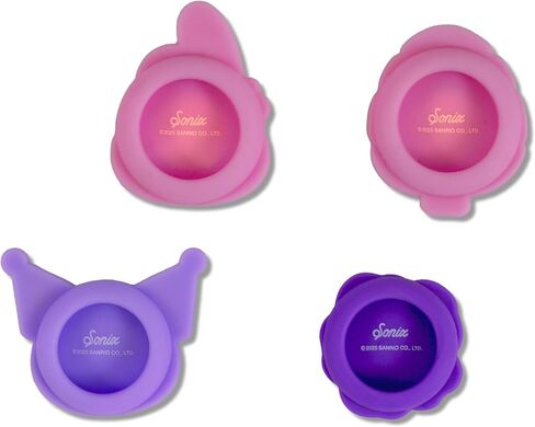 Sonix x Sanrio Silicone Thumb Grip Caps for Joy-Con | Compatible with Nintendo Switch/Switch Lite/OLED | 4 pcs - Kuromi and My Melody in Kuwait