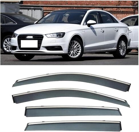 انحراف الرياح للرياح للسيارات من أجل Audi A6 2006-2011 ، تنحرف درع النافذة الجانبية للحراس المطر in Saudi Arabia