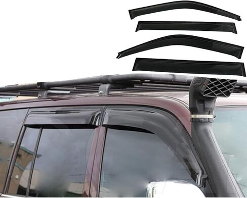 انحراف الرياح للرياح بالسيارة لاندوارات الرياح في لاند كروزر 100 LC100 FJ100 1998-2007 ، تنحرف درع النافذة الجانبية لأشعة الشمس حراس القصب في التوفيق in Saudi Arabia
